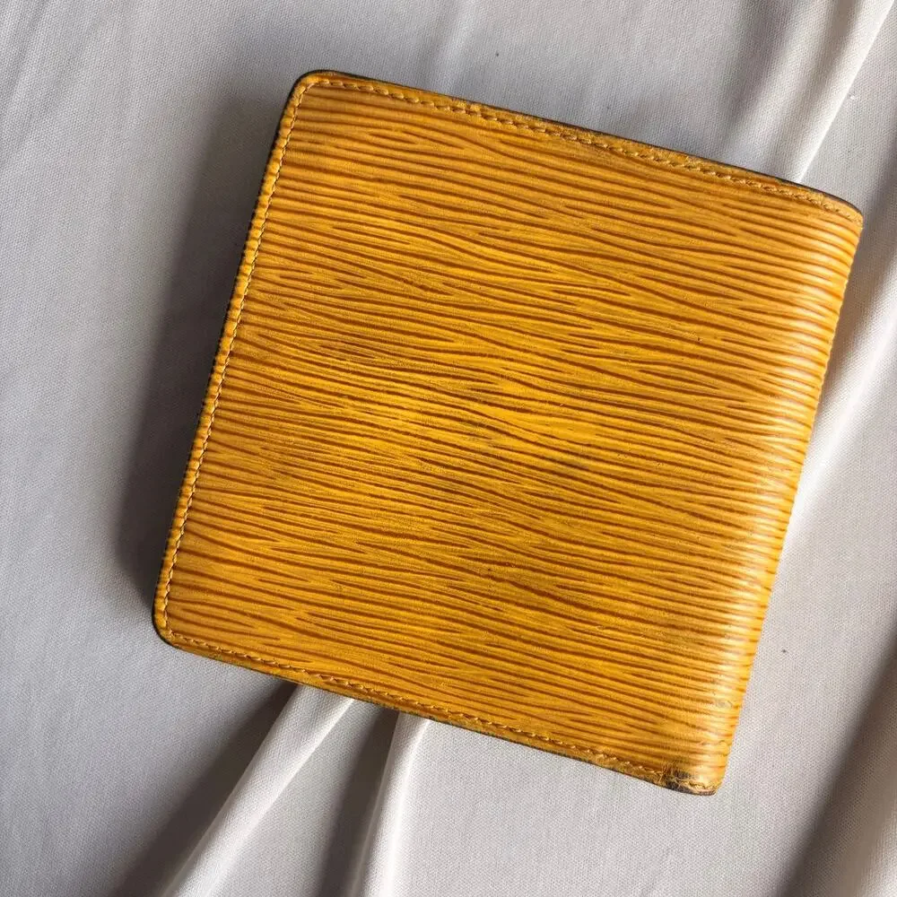 Louis Vuitton Marco Bifold Wallet - Tassil Yellow Epi Leather